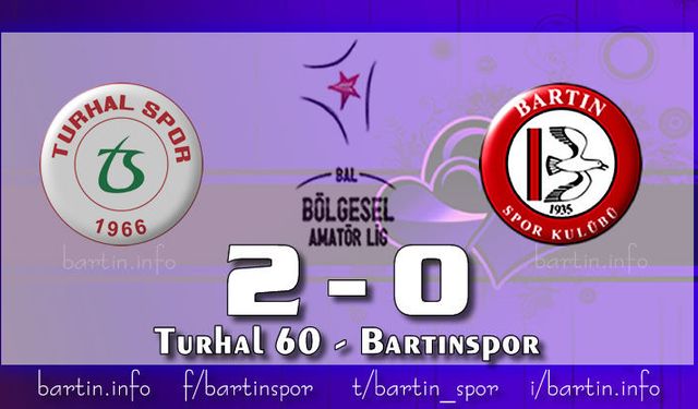 Bartınspor Tokat deplasmanından puansız dönüyor: 2-0
