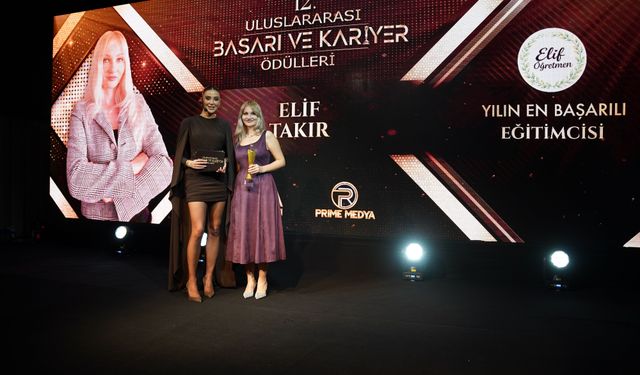 Bartınlı Elif Öğretmene Uluslararası Ödül