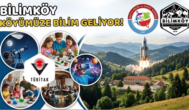 Bartın’da köy okuluna bilim köprüsü kuruluyor