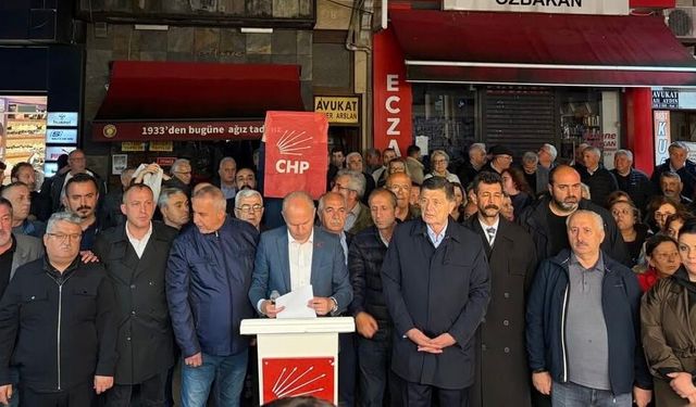 CHP Bartın Teşkilatından Mutlak Butlan Kararına Tepki