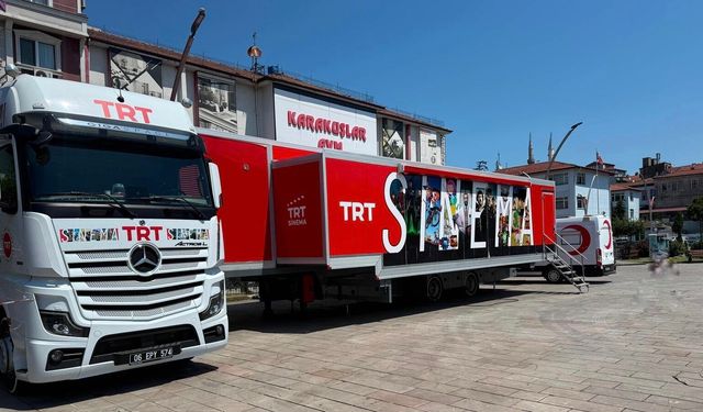 TRT Sinema Tırı 3 Gün Bartın’da Çocuklarla