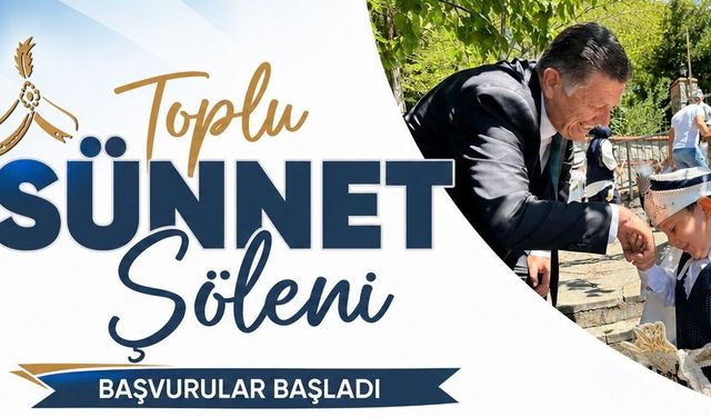 Toplu Sünnet Şöleni Başvuruları Başladı