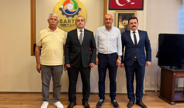 Halkbank Şube Müdürü Köktürk'ten Bartın TSO'ya Ziyaret