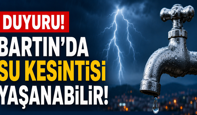 Yıldırım Ana İsale Hattını Vurdu