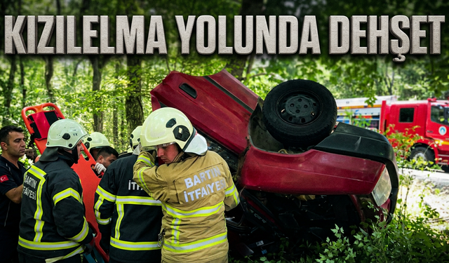 Bartın-Kızılelma yolunda kaza