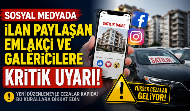Bartın’da ilan paylaşan emlakçı ve galericilere kritik uyarı