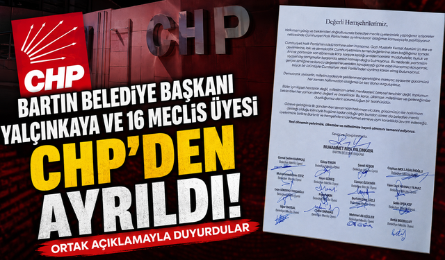 Topluca CHP'den İstifa Ettiler