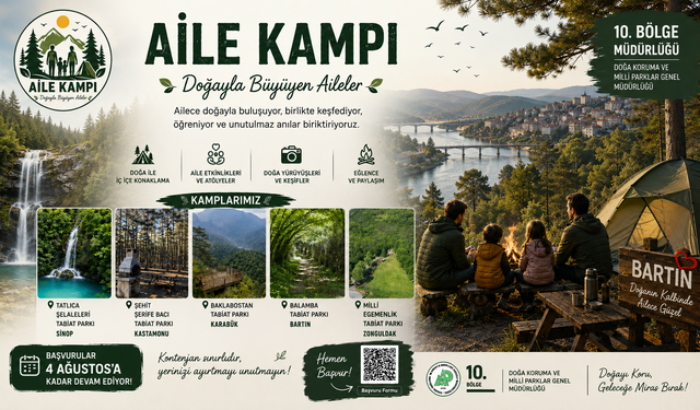 Bartın Aile Kampı İçin Başvurular Sona Eriyor
