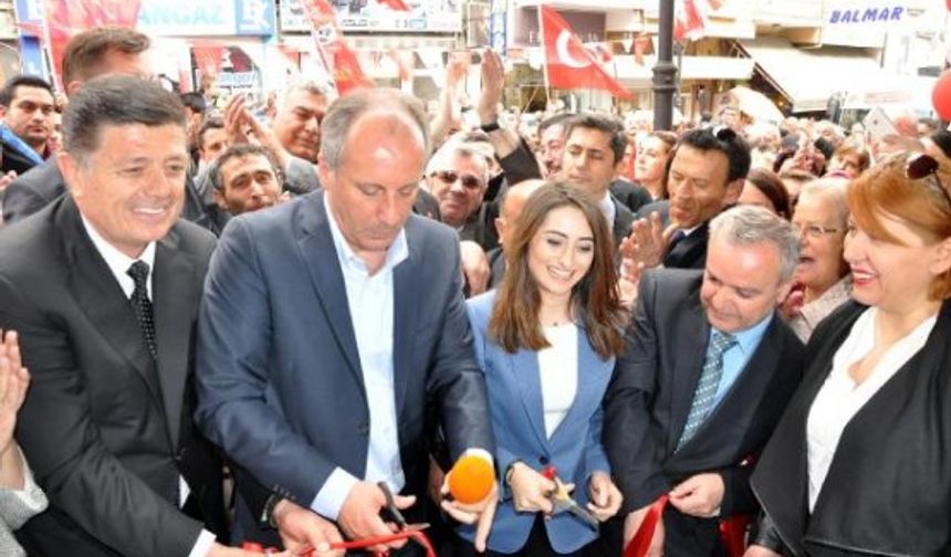 MUHARREM INCE, BARTIN'DA PARTISININ SECIM BUROSU ACILISINA KATILDI. FOTO-AYHAN ACAR-BARTIN-DHA