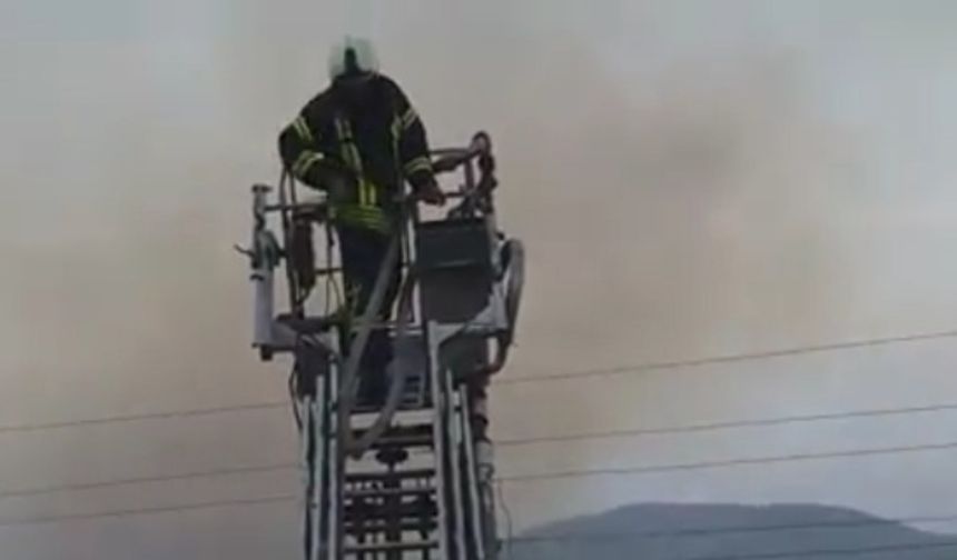 Bartın&#039;ın Ulus ilçesine bağlı Isırganlı köyünde 3 ev alevlere teslim oldu.