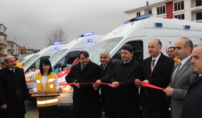 Bu ambulanslarla birlikte Bartın&#039;da 112 Acil hizmetlerinde ambulans sayısı 29’a yükseldi.