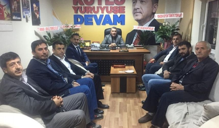 Ak Parti Bartın İl Başkanı Turhan  Kalaycı&#039;ya tebrik ziyaretleri: Yeniden Büyük Türkiye Teşkilatı ziyareti