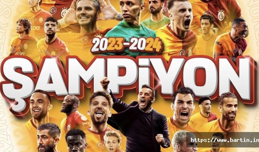 Galatasaray 24.Kez Şampiyon