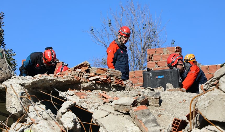 Bartın'da 6 saat süren 6.8'lik deprem tatbikatı