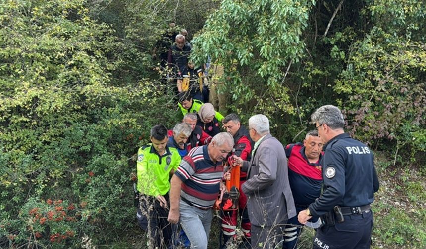 Bartın'da mantar toplarken yaralanan kadın kurtarıldı