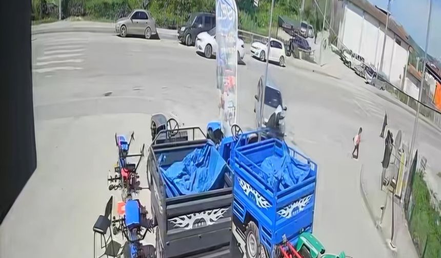 Korkunç Kaza Kamerada