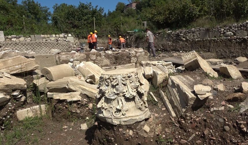 Depremin izleri 1600 yıl sonra siliniyor