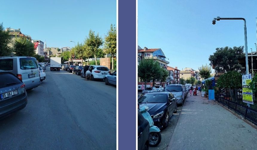Amasra'da HGS park uygulaması başladı