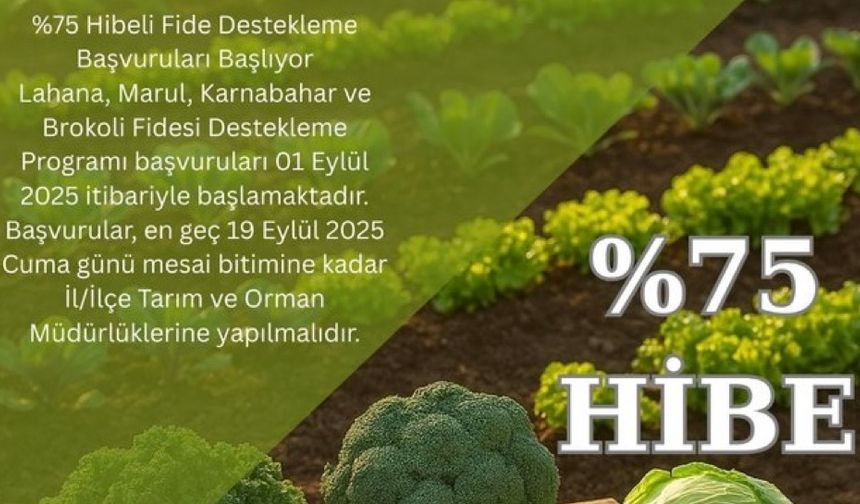 %75 Hibeli Fide Desteklemeleri Devam Ediyor