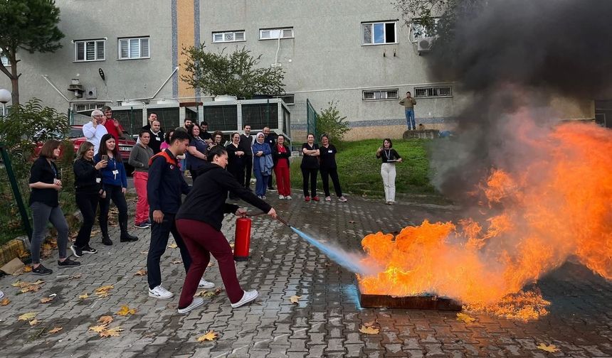 AFAD’dan Hastane Personeline Yangın Farkındalık Eğitimi