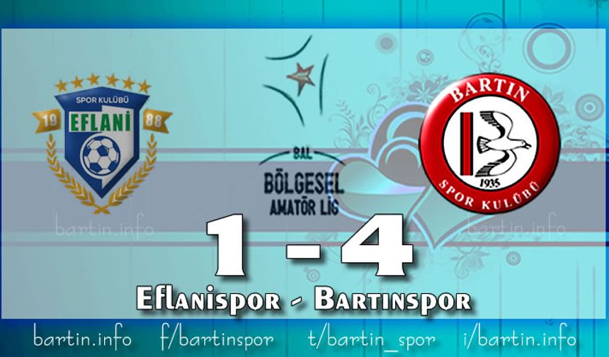 Bartınspor, Eflani'ye Patladı: 1-4