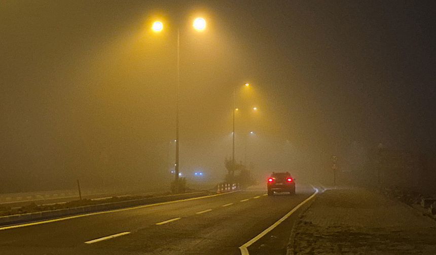 Bartın'da yoğun sis etkili oluyor