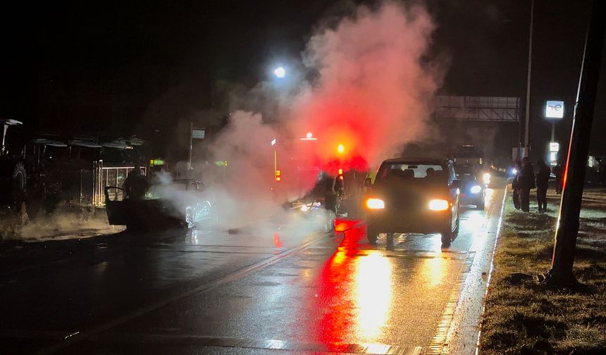 Bartın otogarda hareketli gece