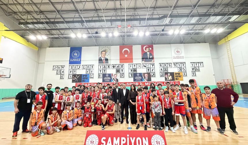 U14 Yıldız Erkekler Basketbol Şampiyonu Belli Oldu
