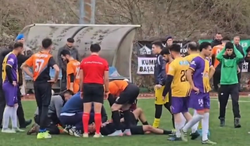 Amatör Maçta Korkutan An: Futbolcu Ölümden Döndü