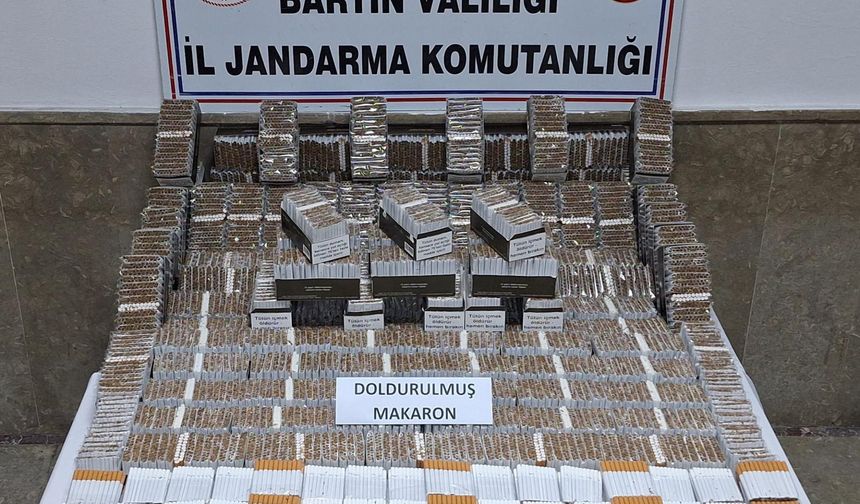 Kaçak Tütün Operasyonunda Binlerce Makaron Ele Geçirildi
