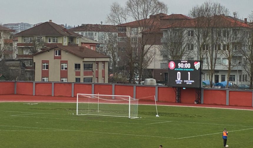 Bartınspor 0-1 Çarşambaspor