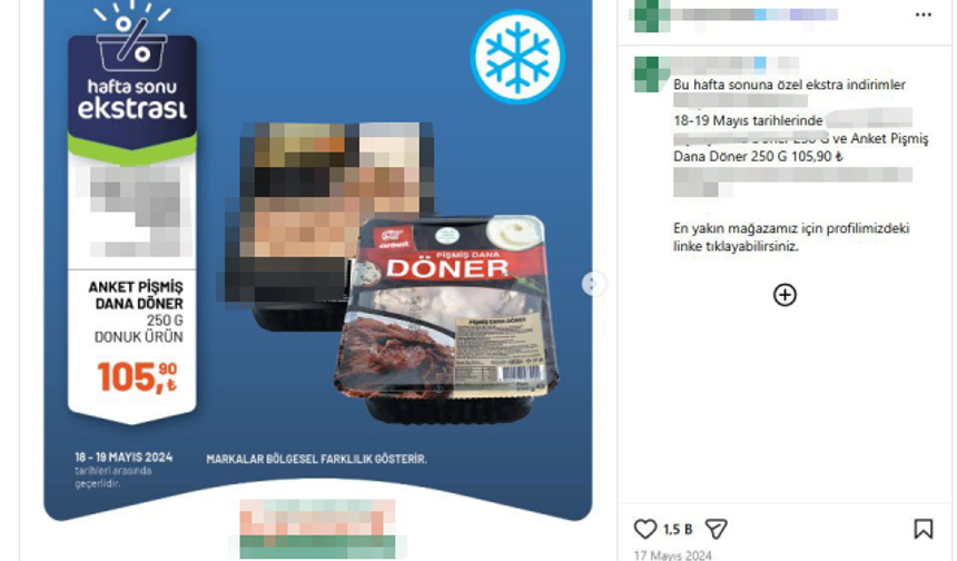 Zincir Markette At ve Eşek Etinden Döner Satılmış