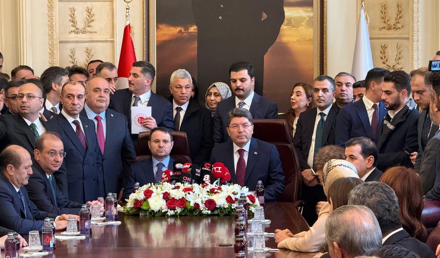 Adalet Bakanı Yılmaz Tunç, Akın Gürlek devir teslim töreni