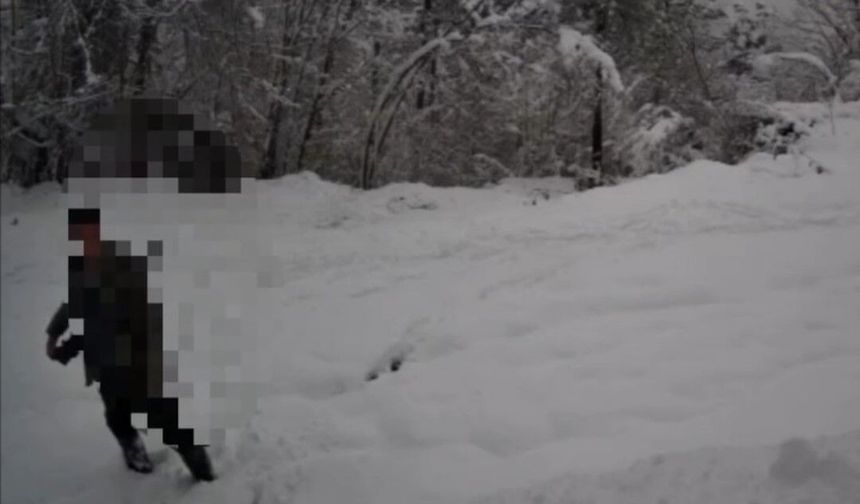 Kaçak avlanan şahıs fotokapanla yakalandı