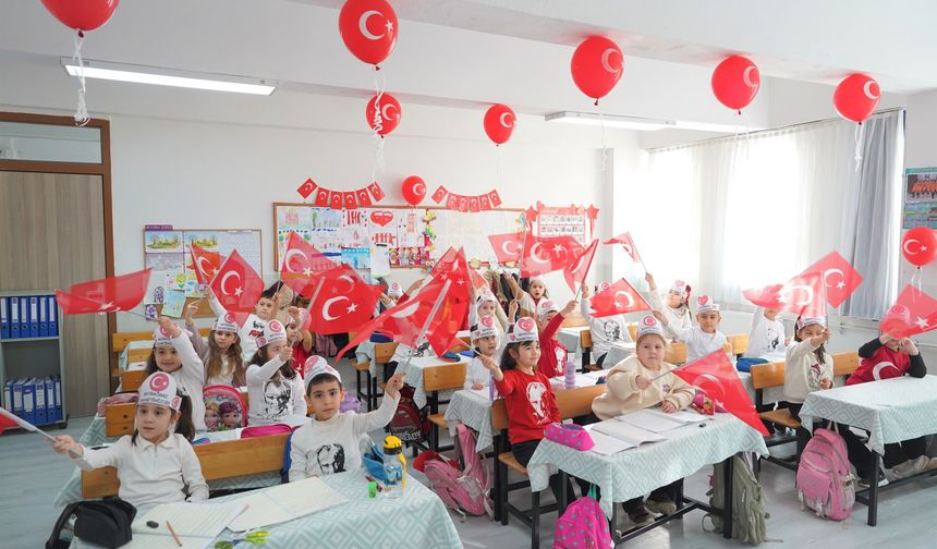 Bartın'da Okullar Kırmızı-Beyaz