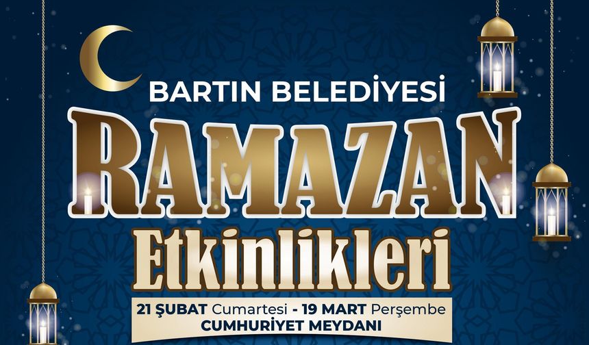 Bartın Belediyesi’nden Dolu Dolu Ramazan Programı