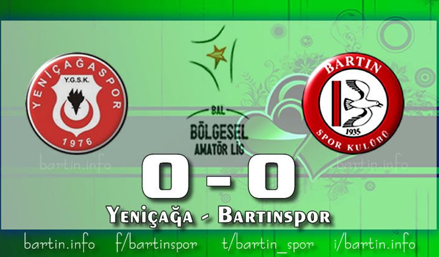 Bartınspor Yeniçağa Engeline Takıldı: 0-0