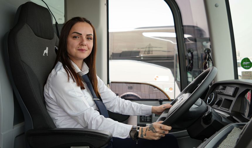 Bartınlı Serenay Kaptan Direksiyonda, Kadınlara İlham Oluyor