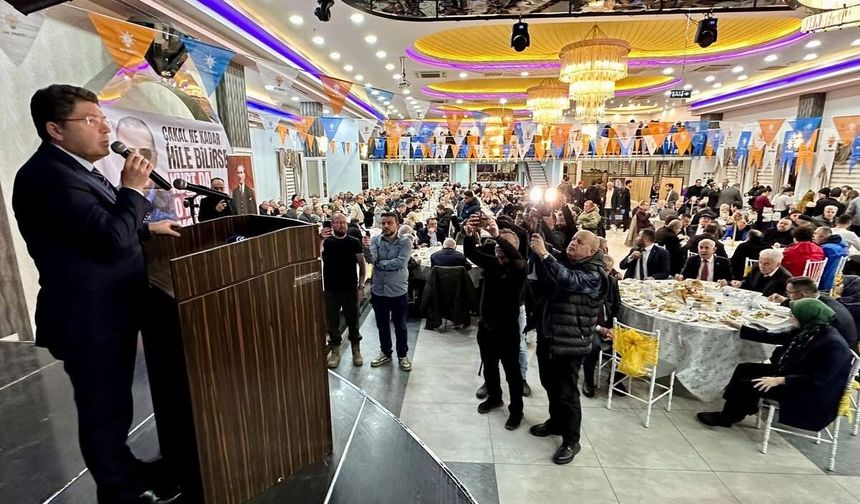 Eski Adalet Bakanı Tunç, Bartın’da Partisinin Vefa İftarında