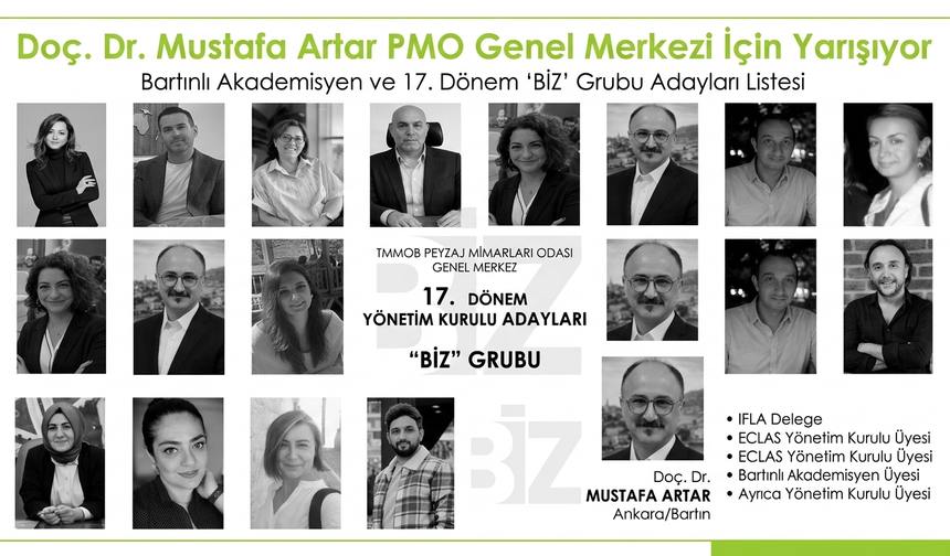 Bartınlı Akademisyen Mustafa Artar PMO Yönetimine Aday
