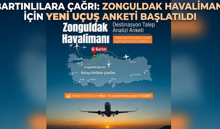 Bartınlılar'a Çağrı: Yeni Destinasyonlar İçin Anket