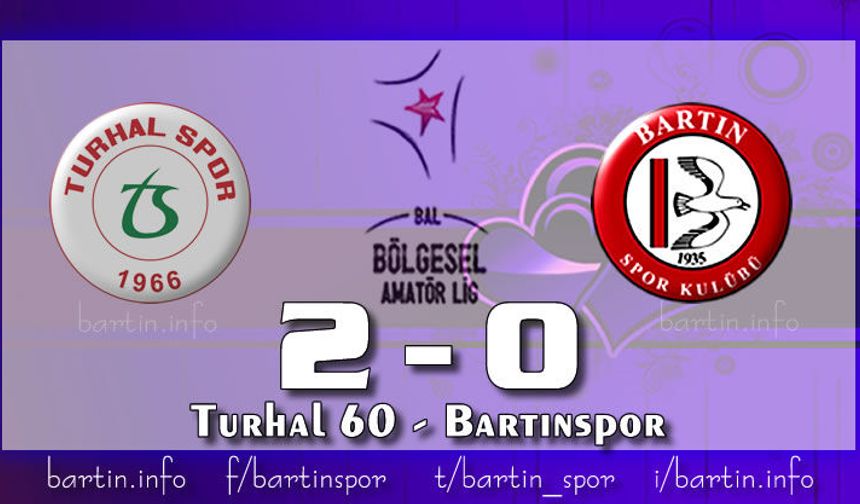 Bartınspor Tokat deplasmanından puansız dönüyor: 2-0