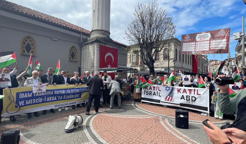 Bartın’da Filistin ve Mescid-i Aksa İçin Destek Açıklaması
