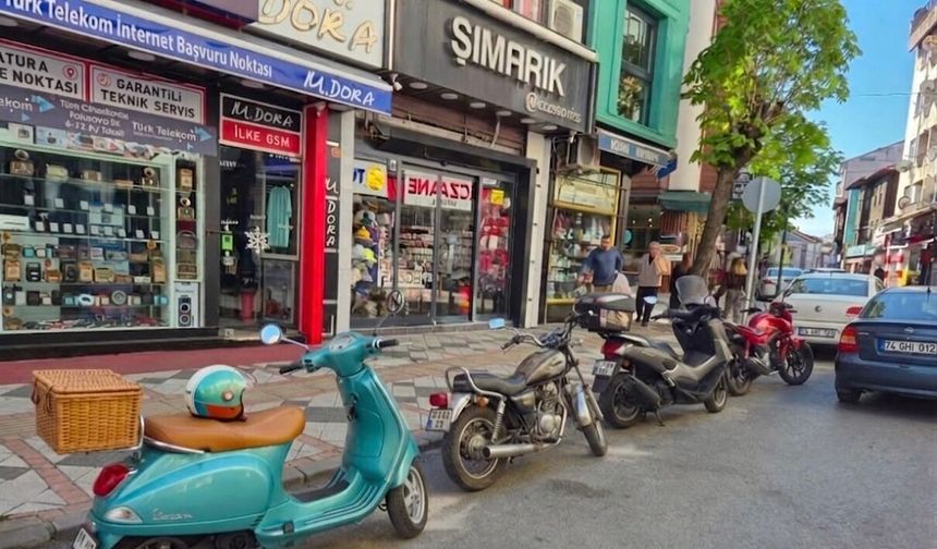 Bartın’da Motorların Yerini Saksılar Aldı