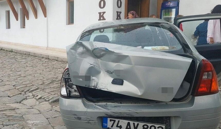 Freni boşalan dolmuş dehşet saçtı