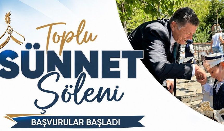 Toplu Sünnet Şöleni Başvuruları Başladı