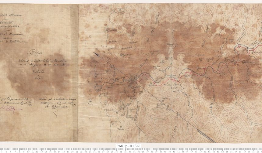 Karabük, Safranbolu, Bartın yolu projesi - 1894