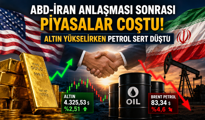ABD-İran Anlaştı: Altın Fırladı, Petrol Çakıldı