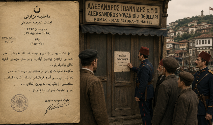 Bartın’da Mağaza Baskınına Devlet Müdahalesi, Yıl: 1914