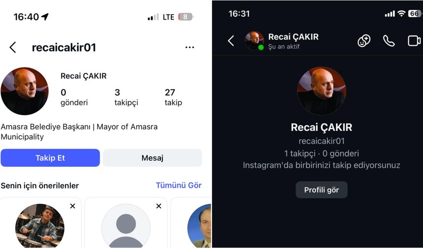 Başkan Çakır'dan Sahte Hesap Uyarısı